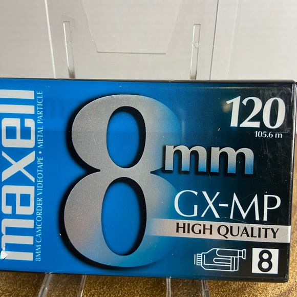 NEW SEALED Maxell GX-MP High Quality 120 8mm Metal Particle Camcorder Videotape - Picture 2 of 5